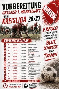 Sommerpause für die Männer ab Dienstag vorbei!
